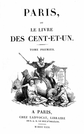 "Livre des Cent-et-un", Serientitel, 1831-34