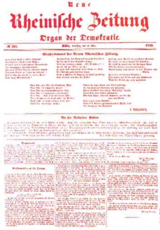 "Neue Rheinische Zeitung" vom 19. Mai 1849