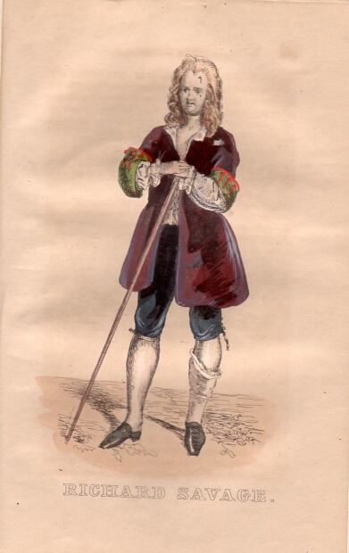 Richard Savage aus "Richard Savage" (Kostümbild, 1841)