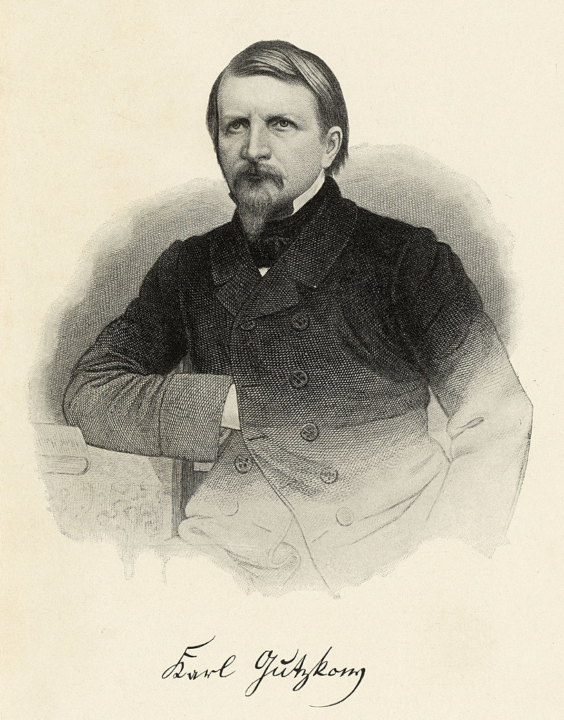 Gutzkow um 1856, gez. und gest. von August Weger