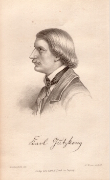 Gutzkow 1846, gez. von Jules Lunteschütz, gest. von Weger