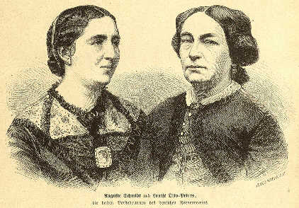 Auguste Schmidt und Louise Otto Peters